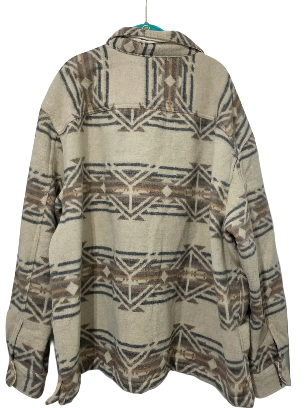 American Eagle Outfitters Men's Beige & Brown Patterned Shacket